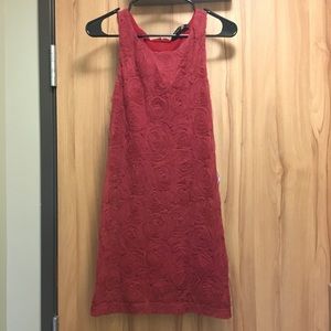 Rose Form Fitting Mini Dress